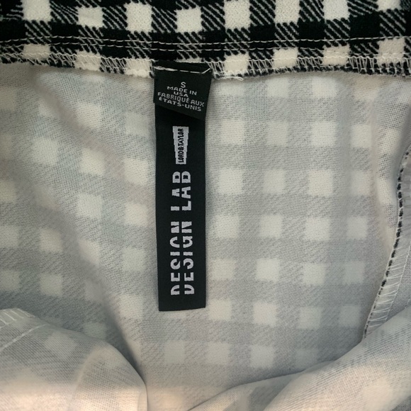 Design Lab by lord and Taylor Gingham romper - Picture 2 of 2